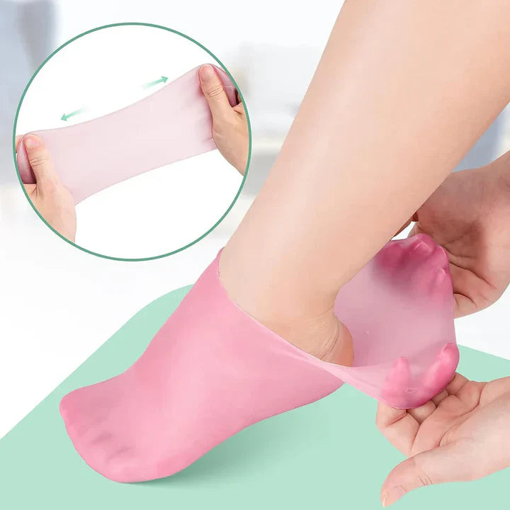 Silicon Moisturizing Gel Socks